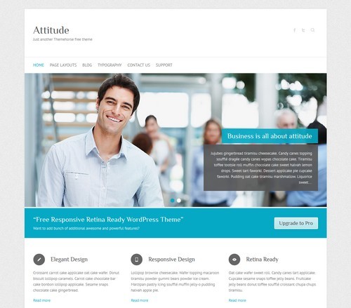 Attitude WordPress Free Theme