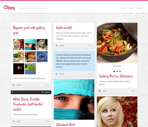 Clippy Free WordPress Template