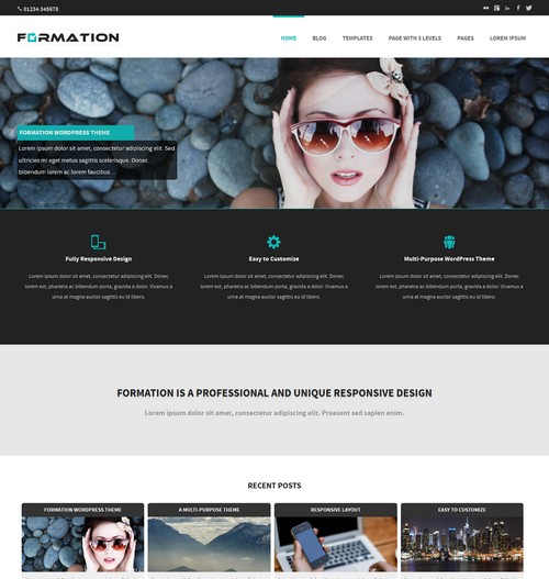 Free Formation WP Theme